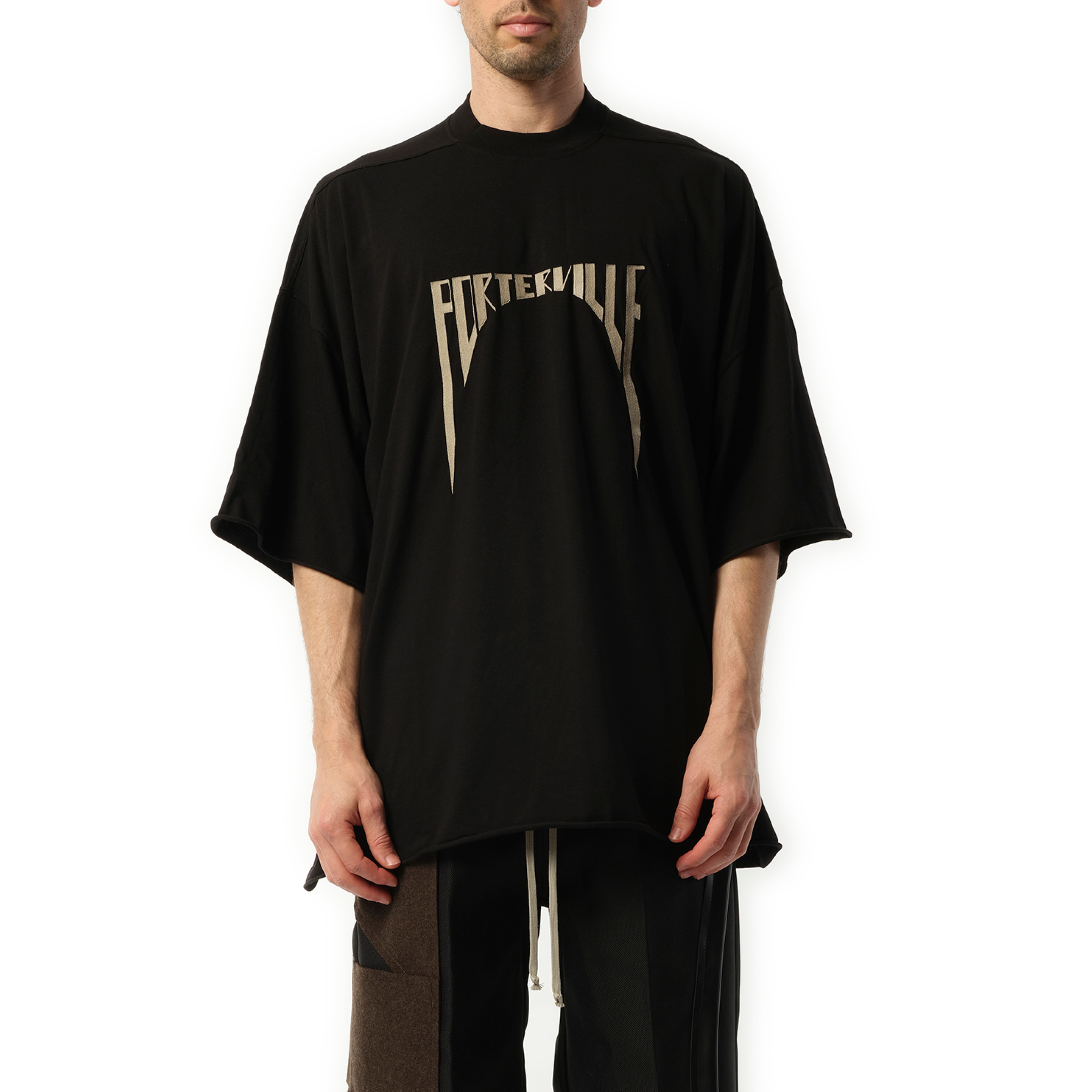 Porterville Embroidery Tommy T in Black/Pearl