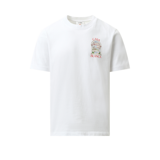 Le Passage Printed T-Shirt in White