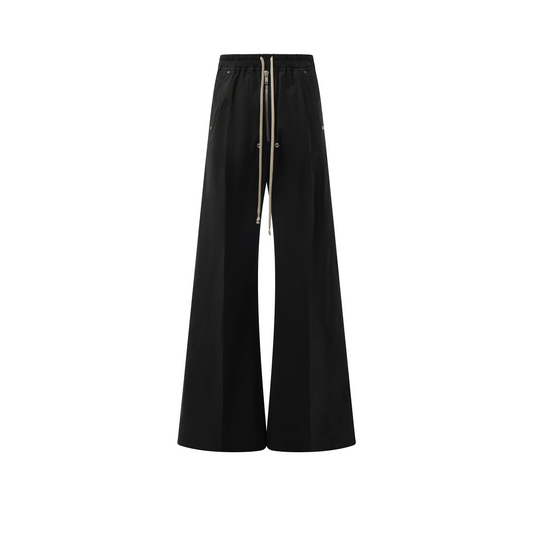 Heavy Cotton Wide Bela Pants in Black