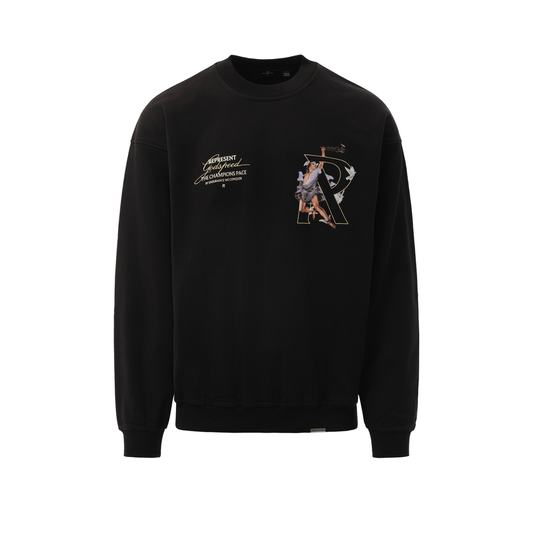 Hermes Sweatshirt in Jet Black