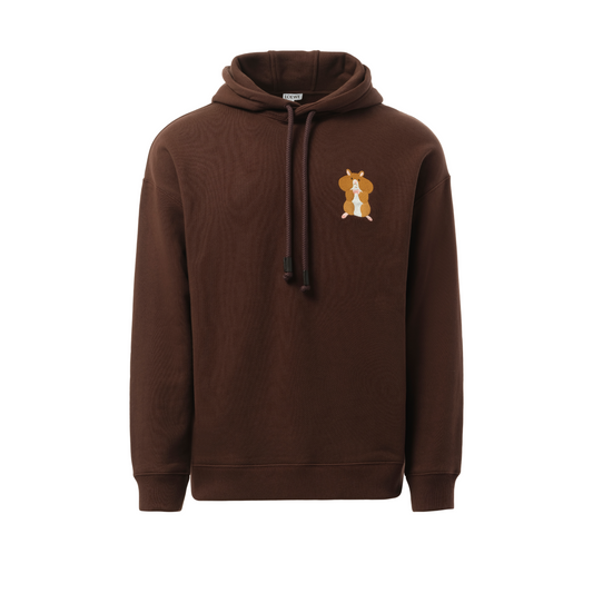 Suna Fujita Hamster Hoodie in Dark Brown