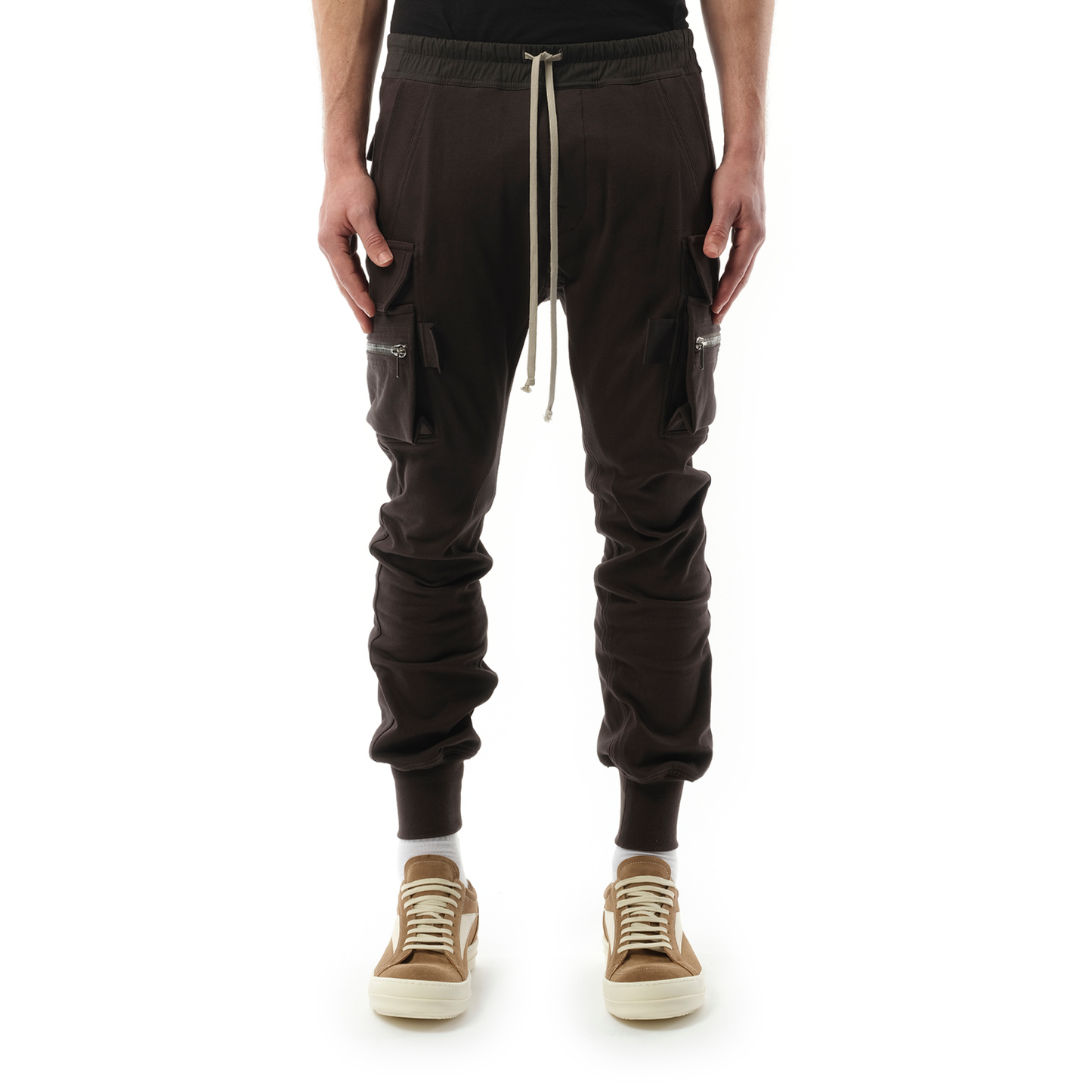 Heavy Jersey Mastodon Cargo Pants in Dark Dust