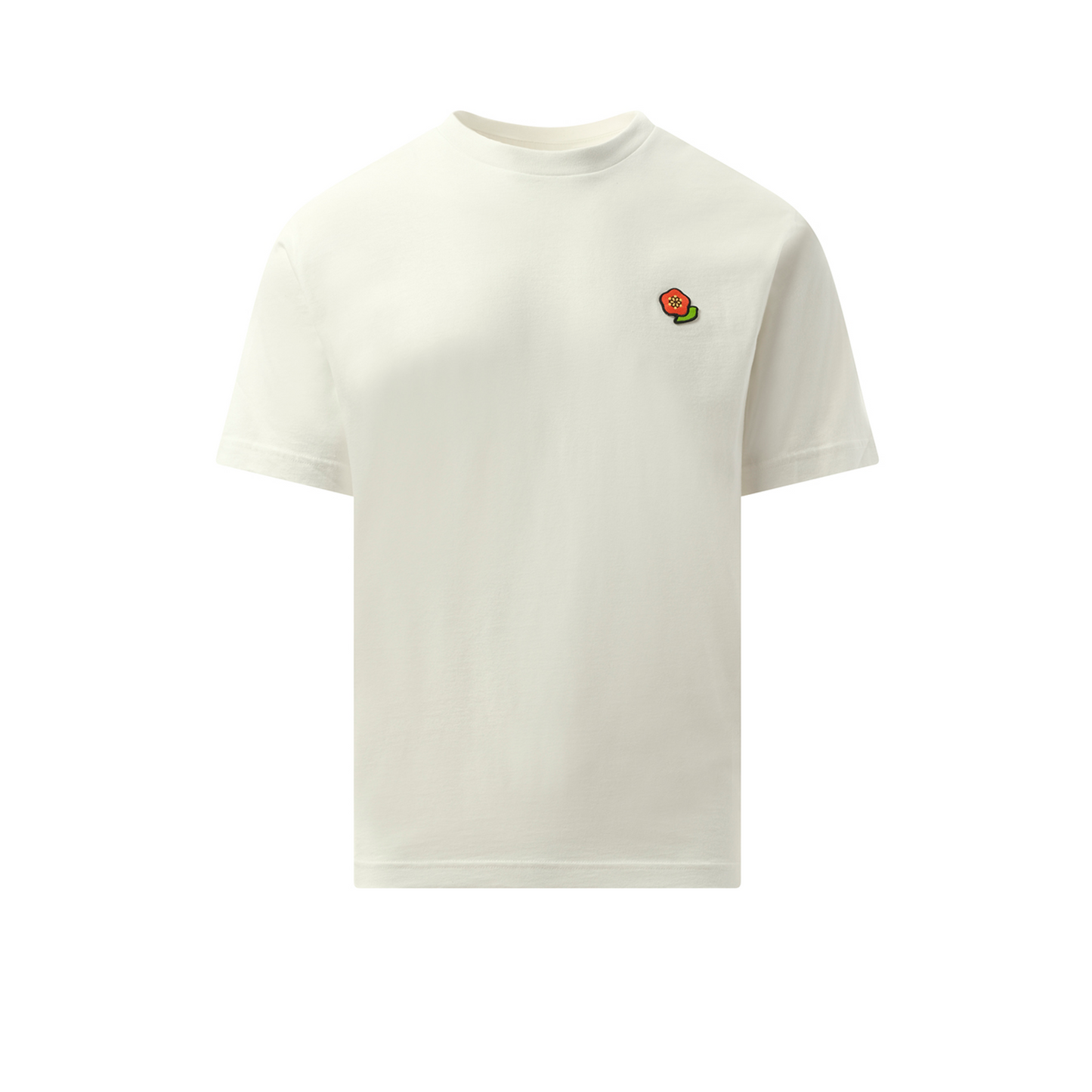 Gots Kenzo Pop Embroidered Classic T-Shirt in Off White