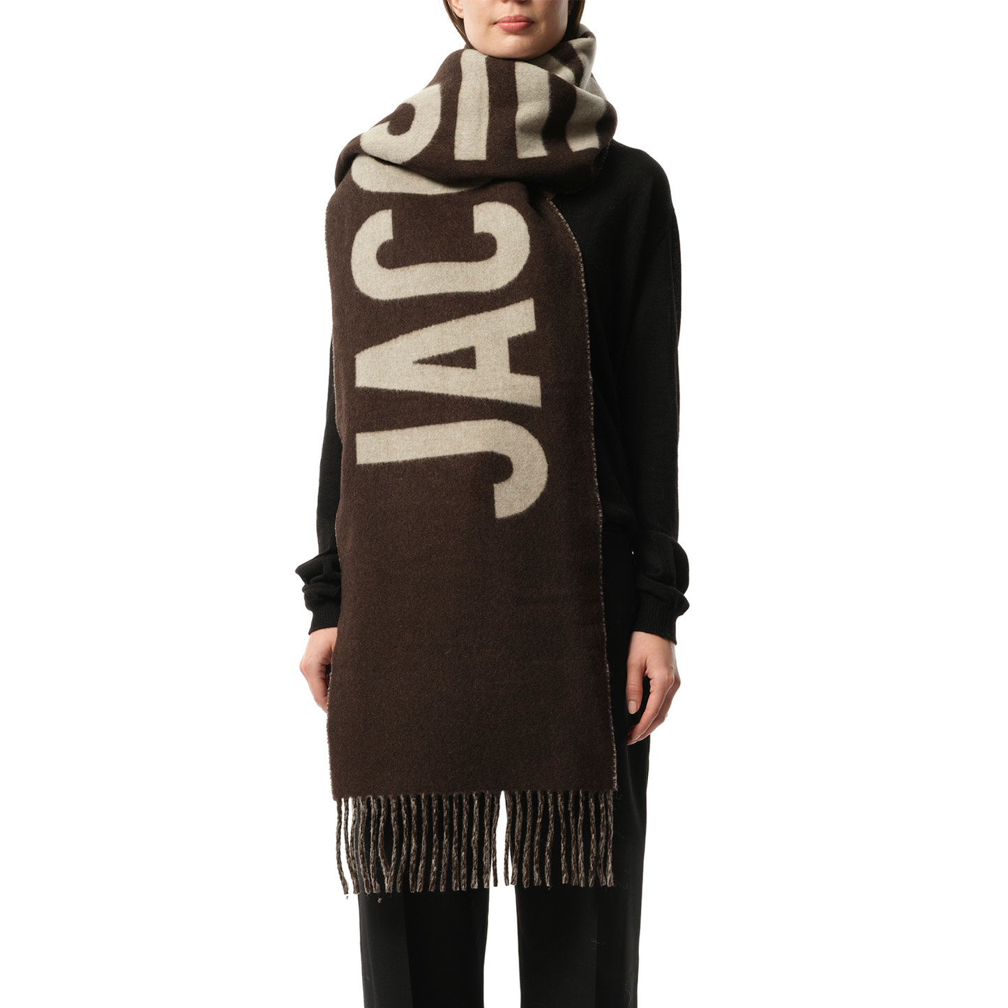 L
echarpe Jacquemus Scarf in Brown/Multicolour