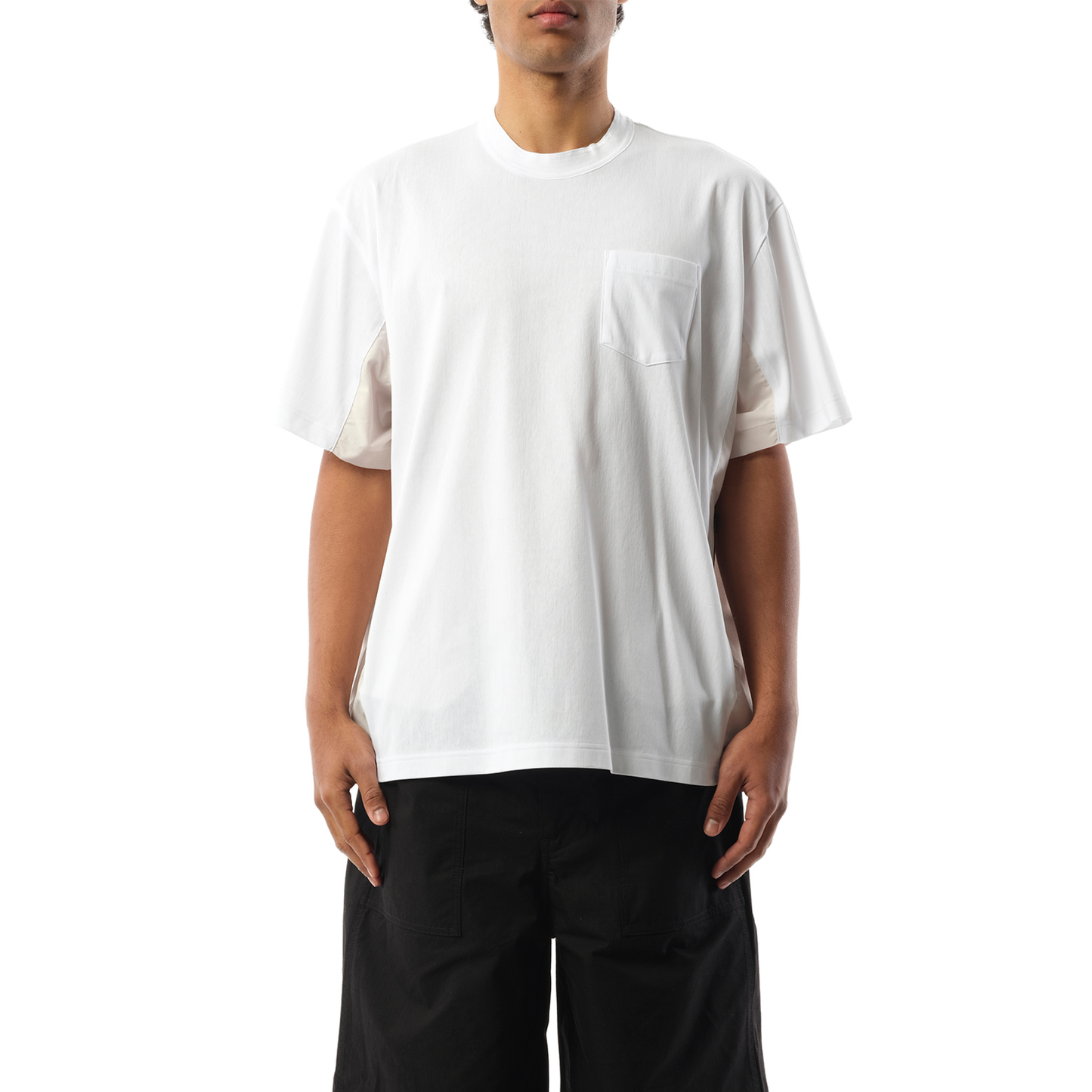 Cotton x Nylon T-Shirt in White