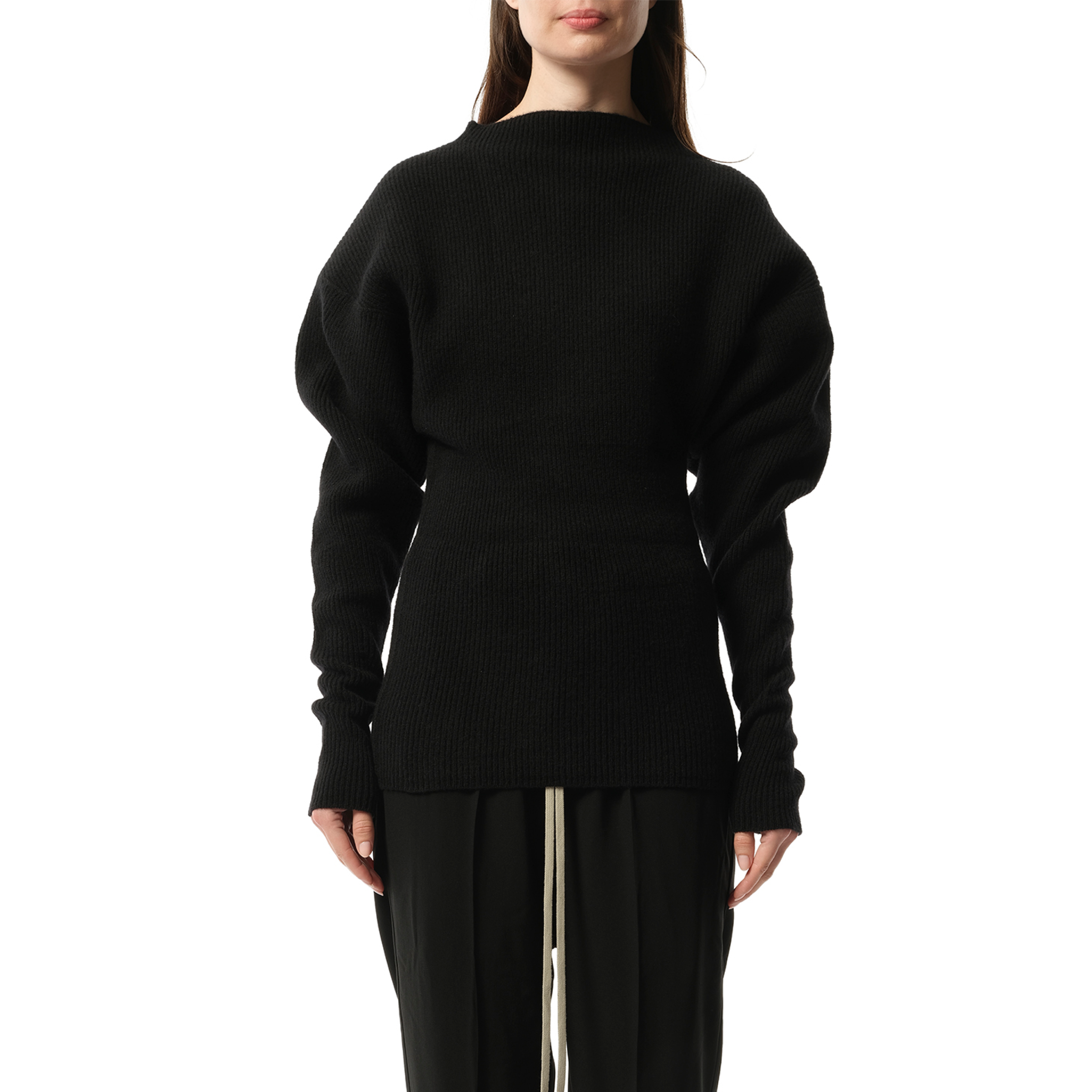 Dafne Knit Sweater in Black