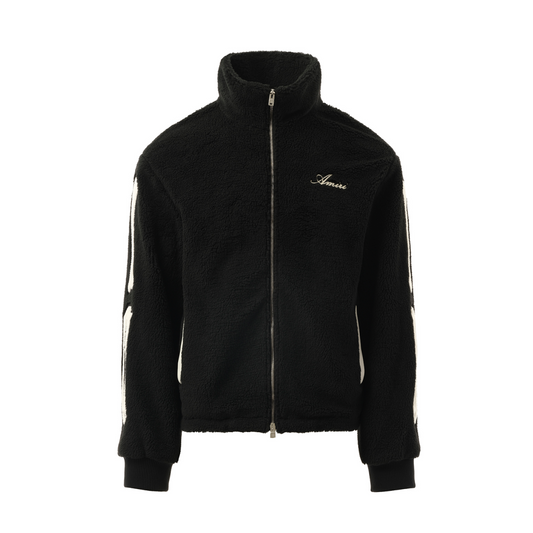 Bones Fleece Jacket in Black