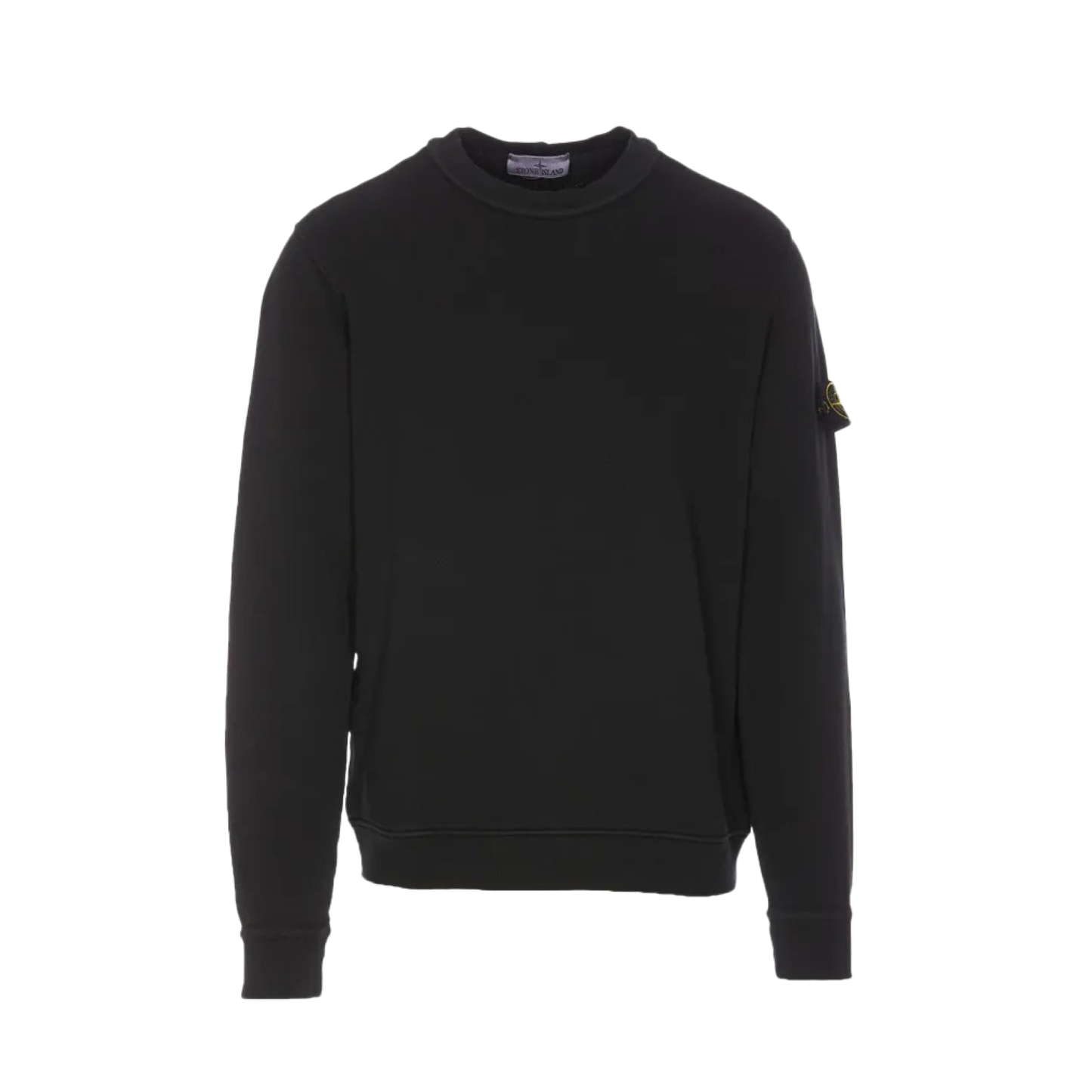 Diagonal Fleece Sweatshirt in Black