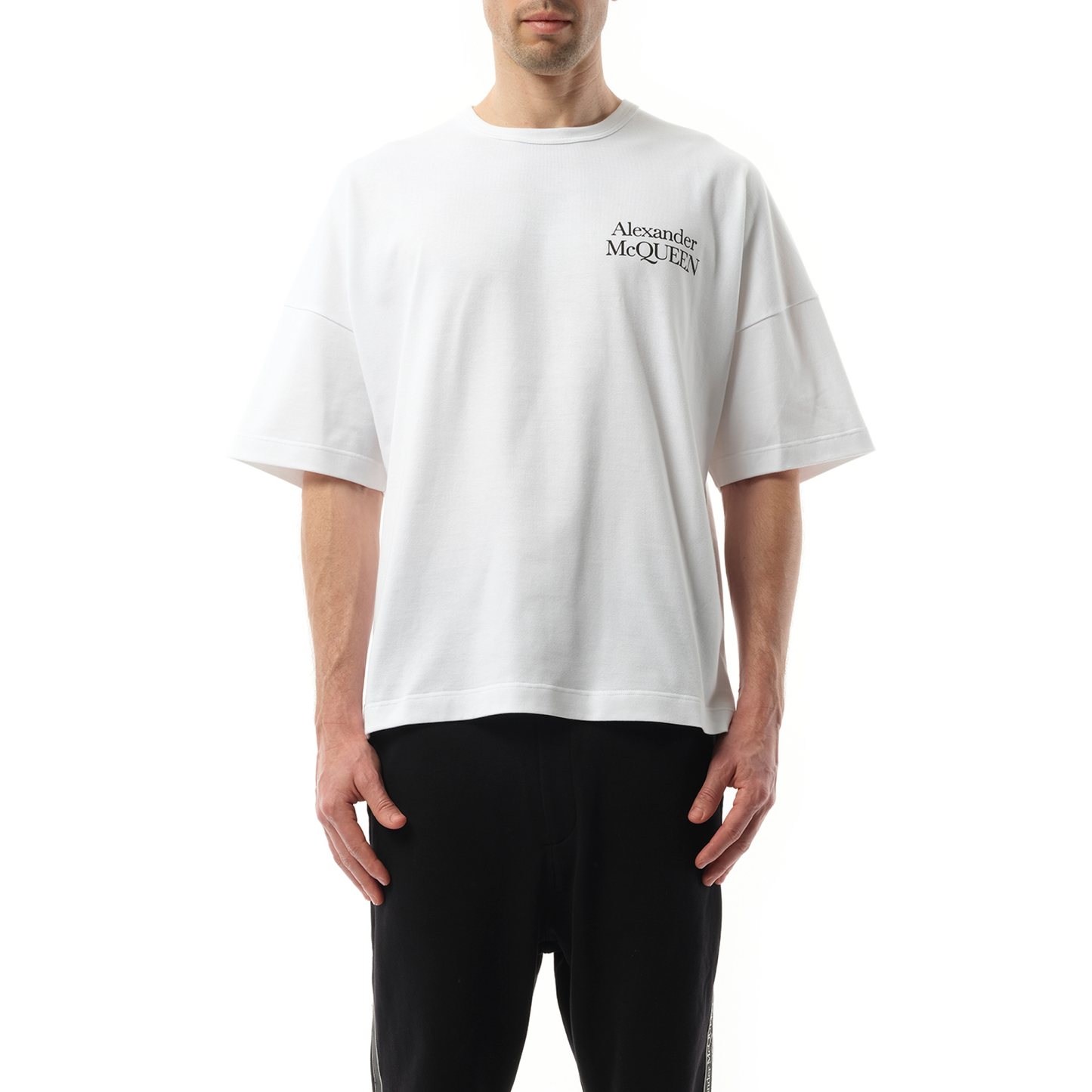 Exploded Logo T-Shirt in White/Black