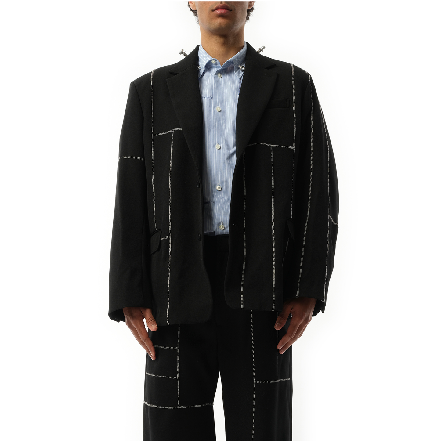 Frankenstein Cutting Jacket in Black