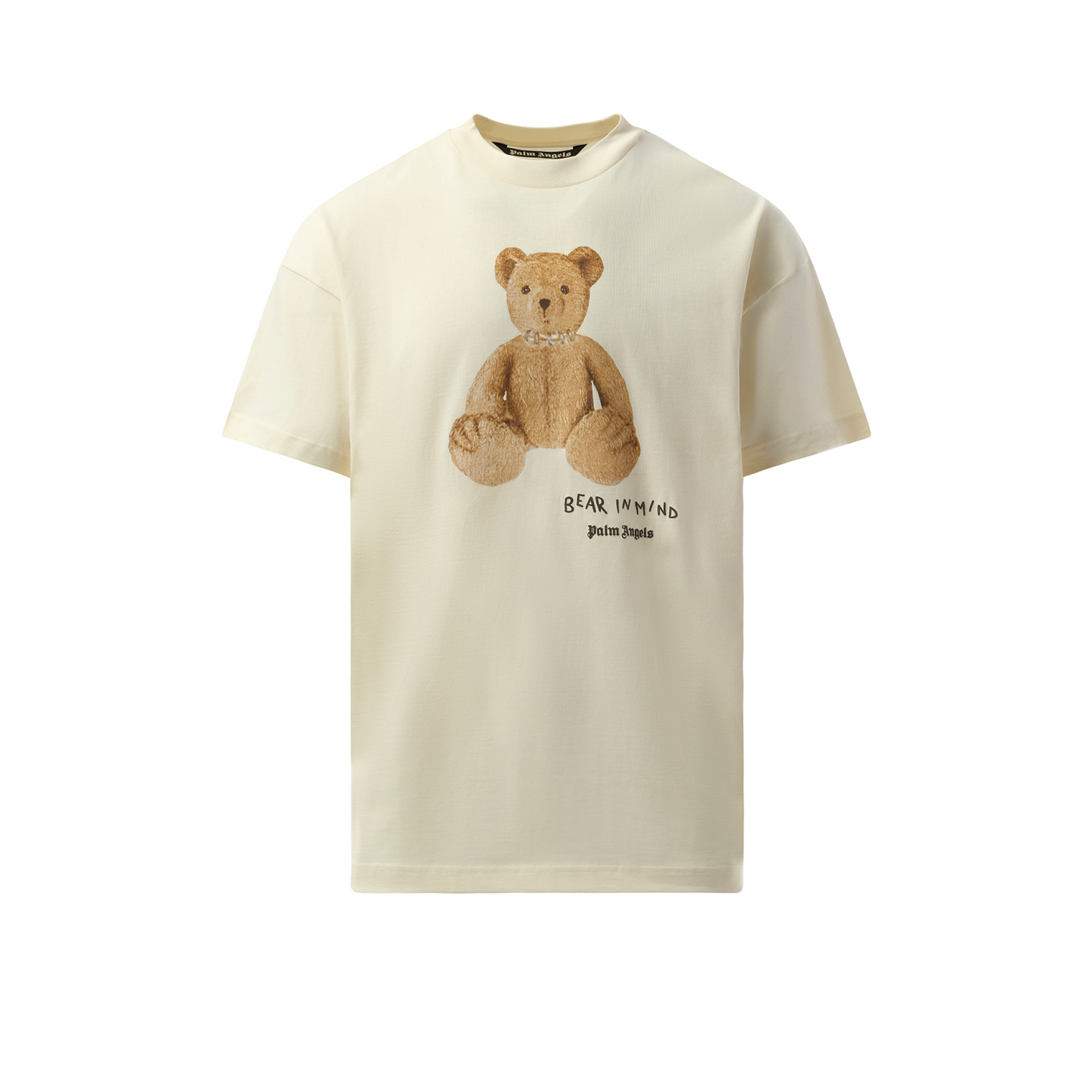 Bear in Mind Regular T-Shirt in Off White/Brown