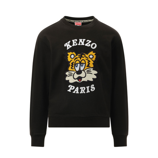 Verdy Collection Embroidered Classic Sweatshirt in Black