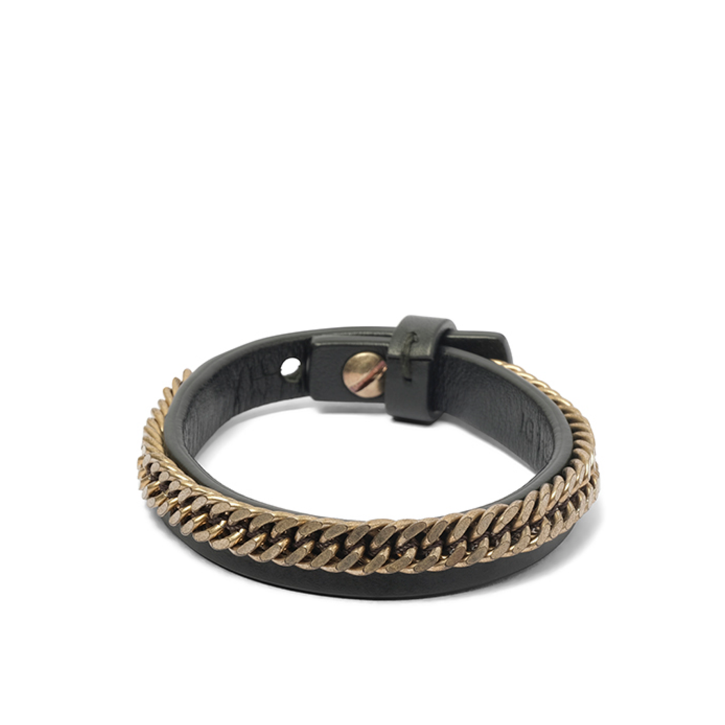 Brac Leather Chain in Black