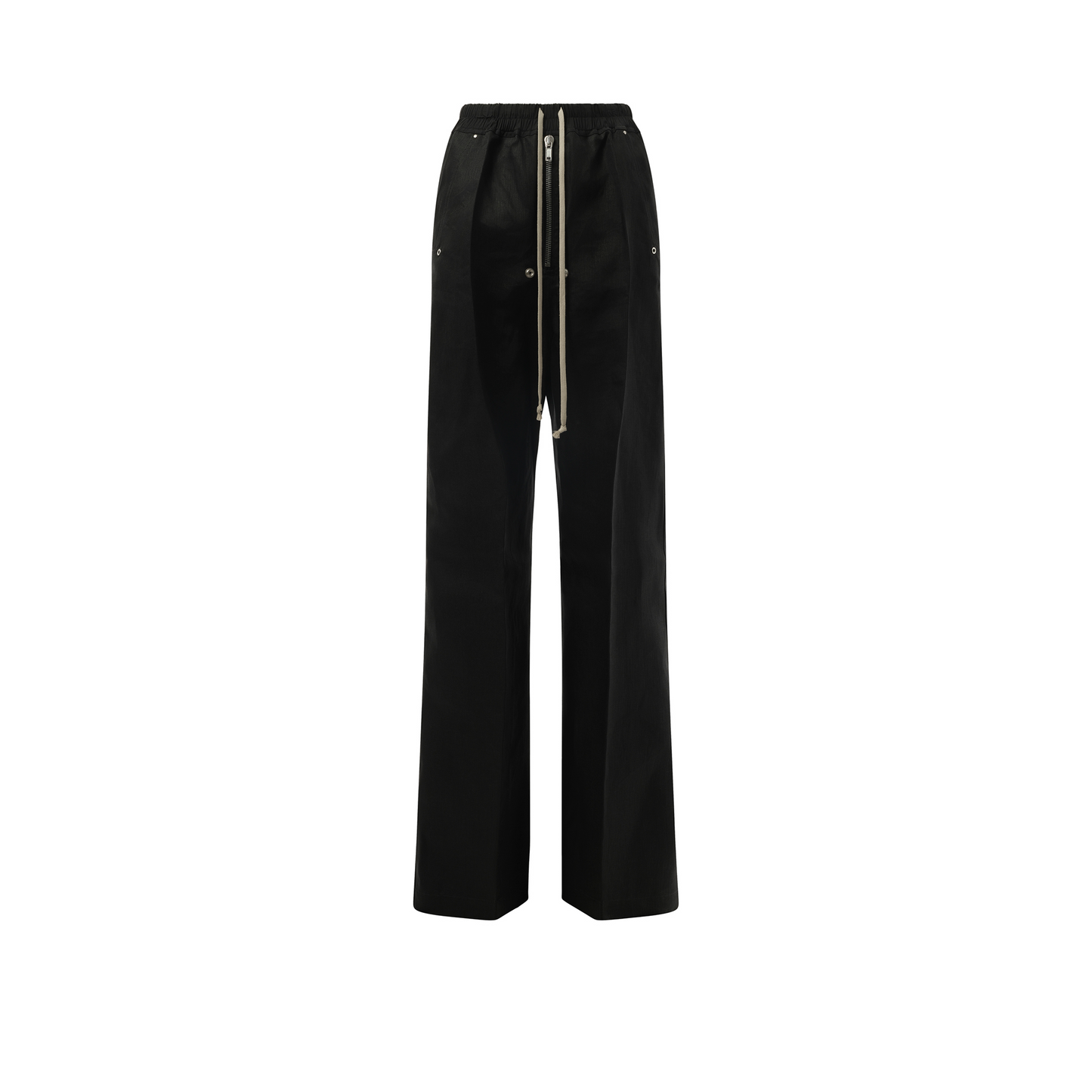 Linen Wide Bela Pants in Black