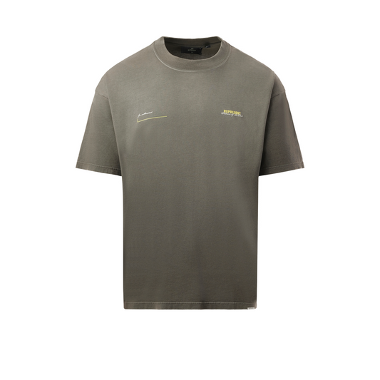 Patron of The Club T-Shirt in Washed Olive