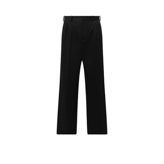 Pleated Trouser in Black