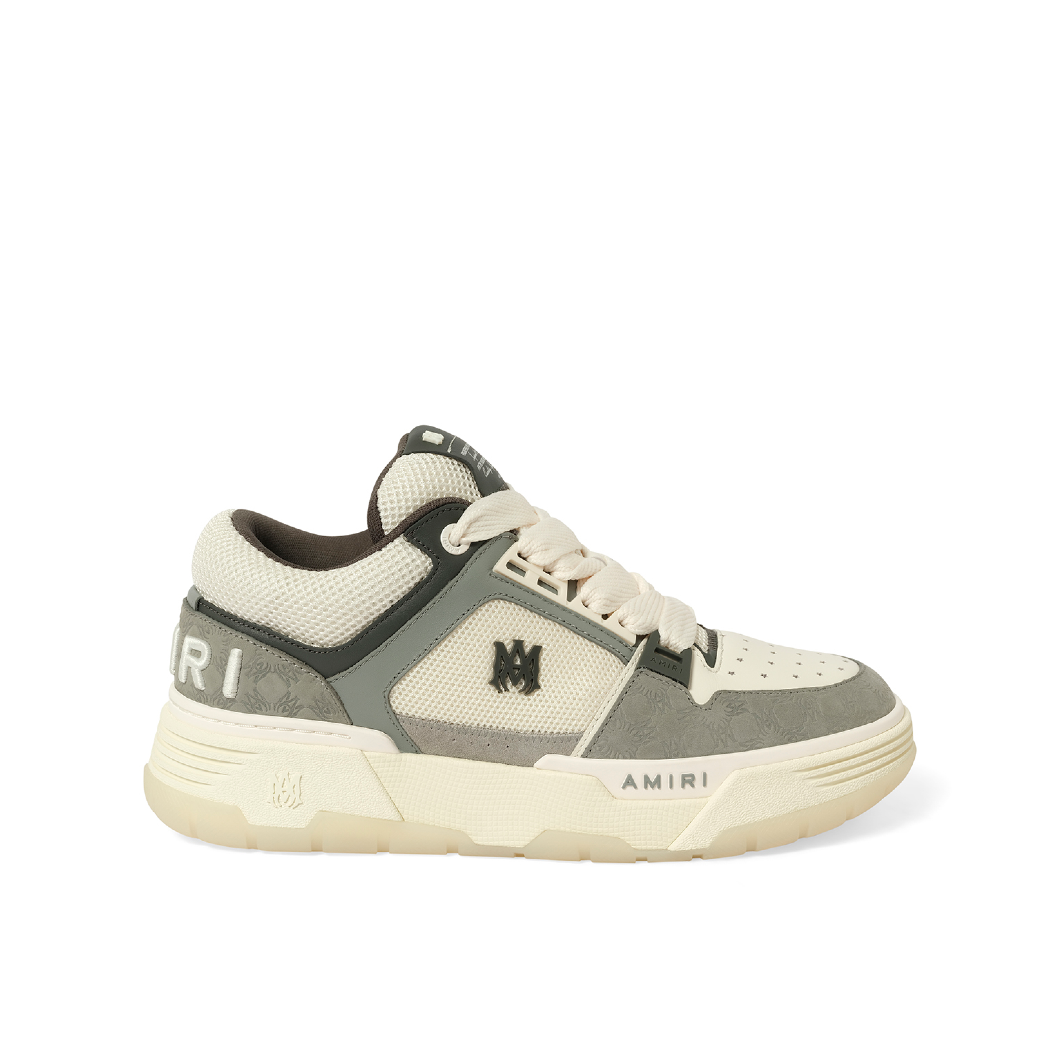 MA Quad Debossed Nubuck MA-1 Sneaker in Grey