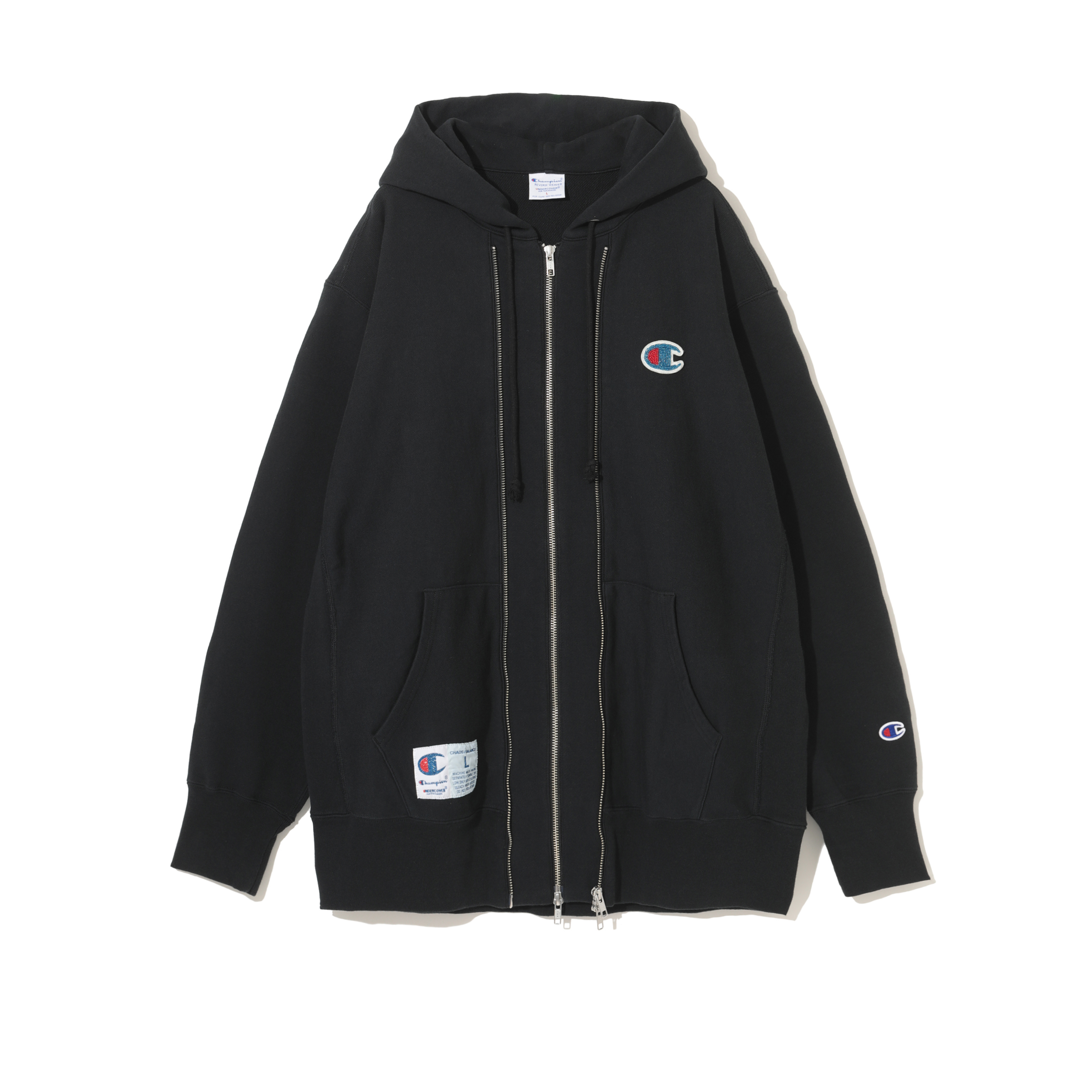 Undercover x Champion Zip Hoodie in Black