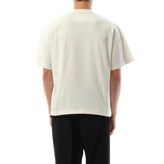 Tonal Jil Sander Logo T-Shirt in Porcelain