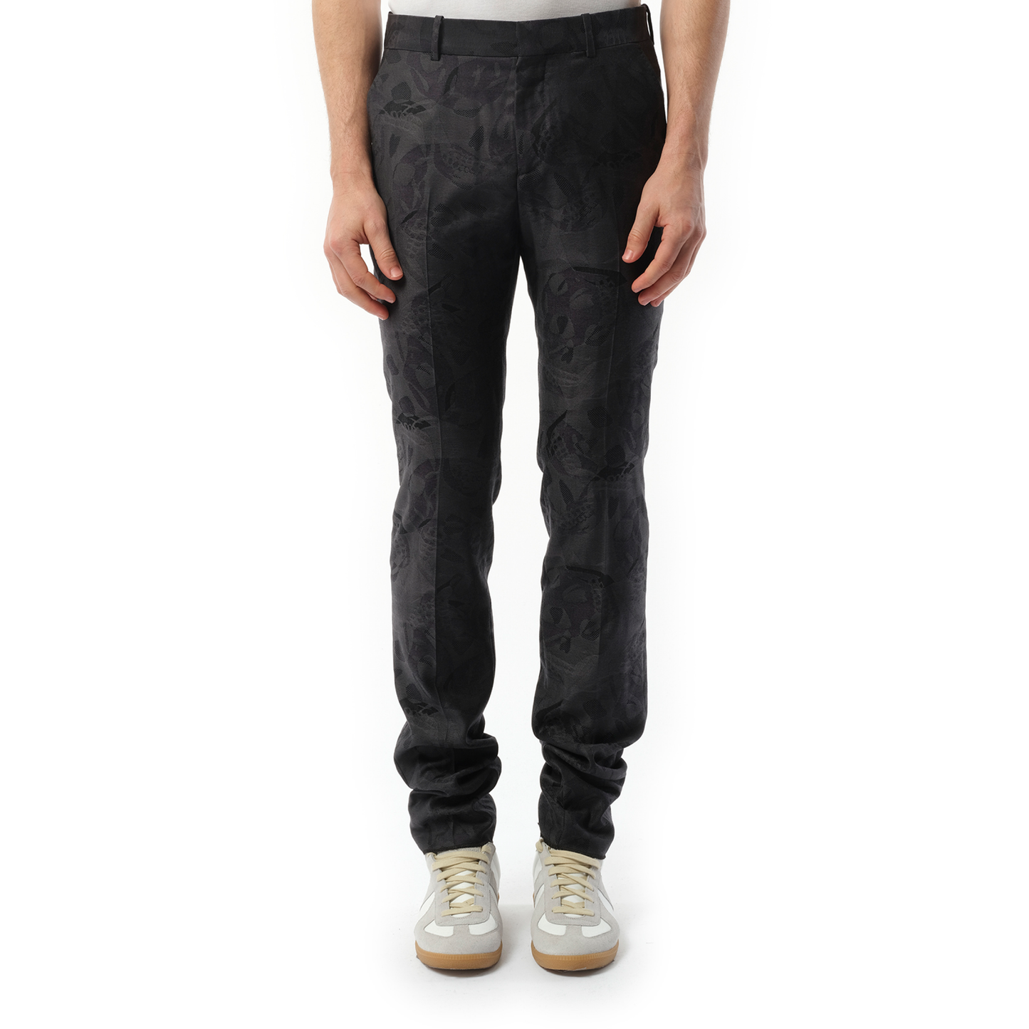 Skull Camo Pants in Dark Grey