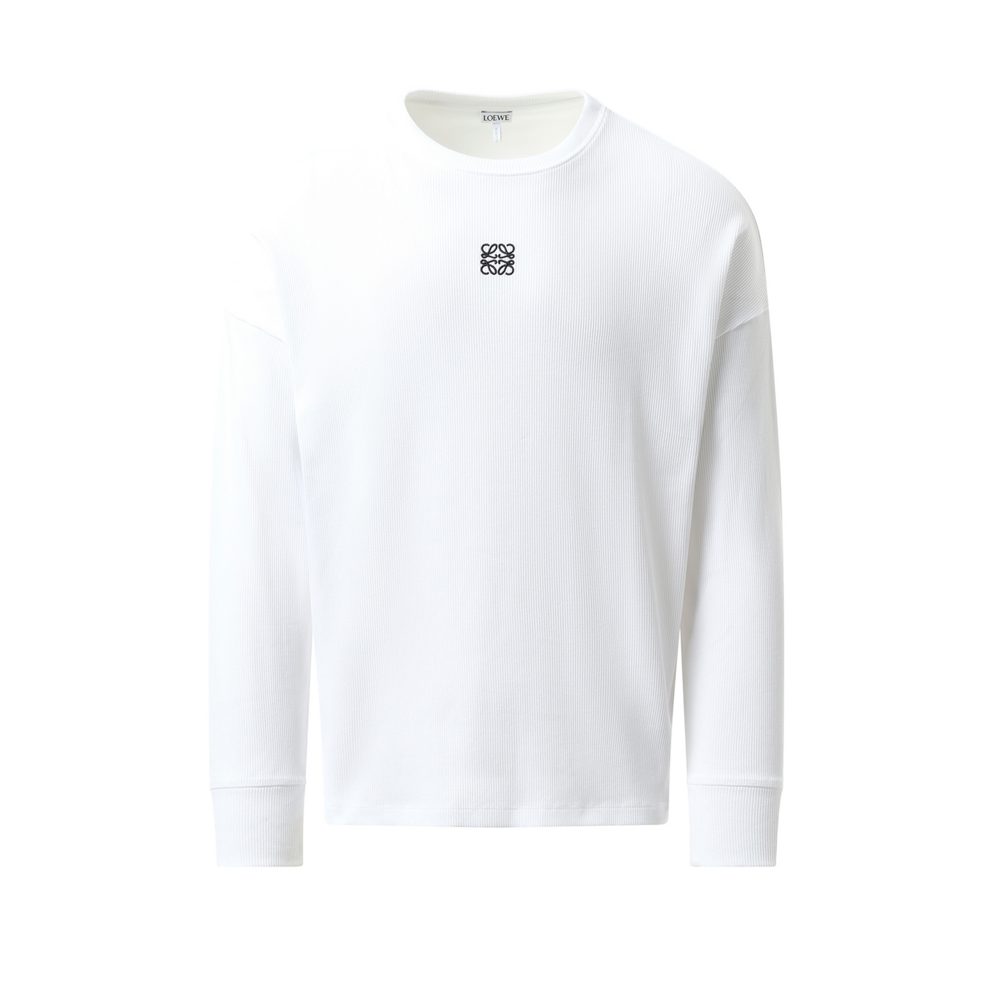 Long Sleeve Anagram T-Shirt in White