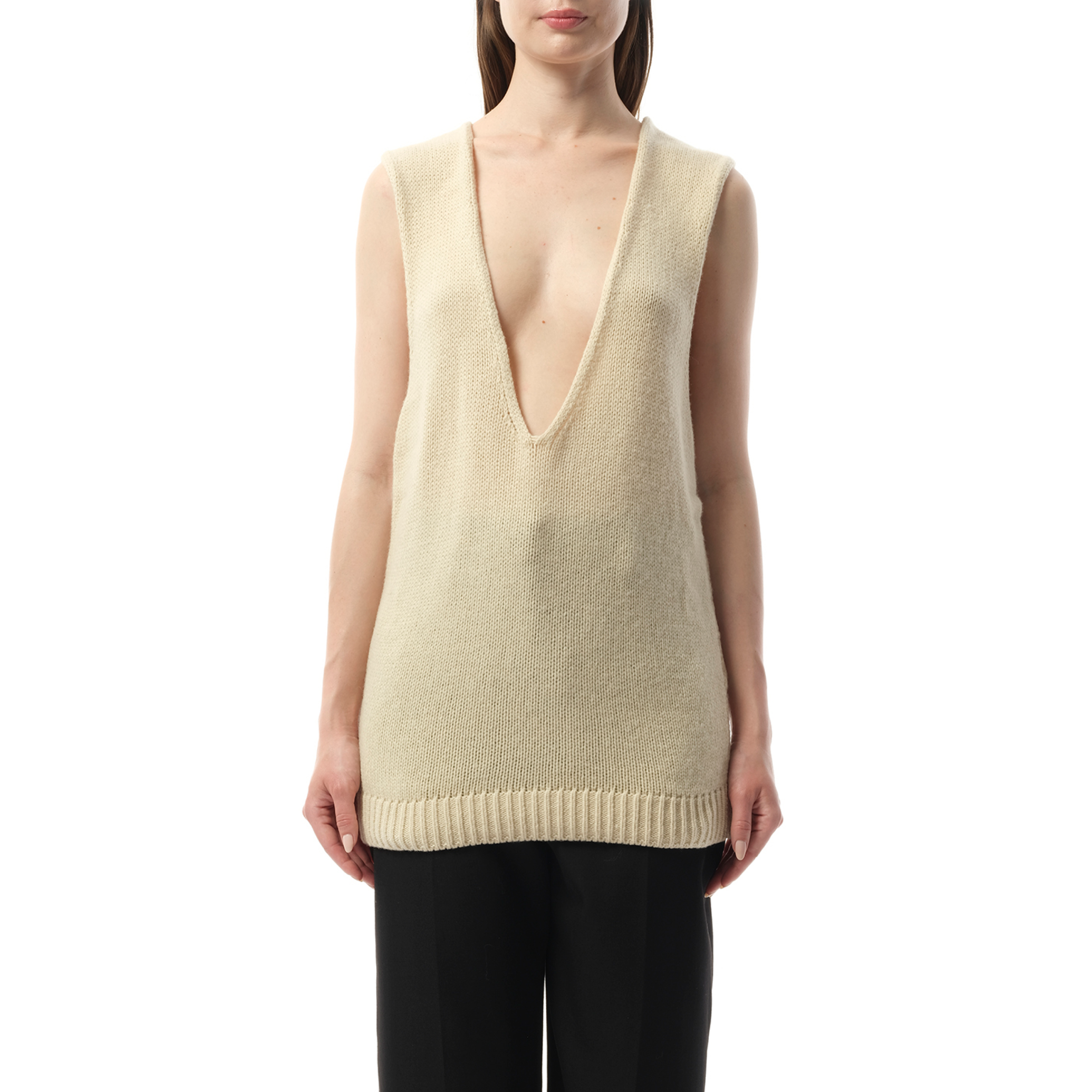 Knitted Top in Ivory