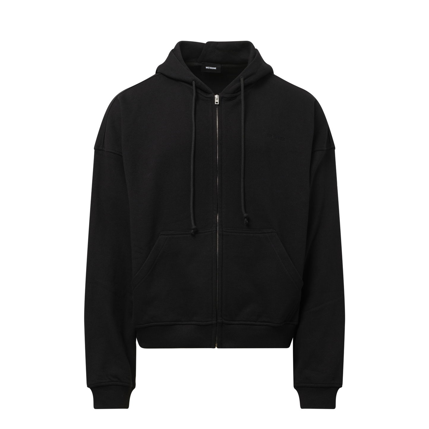 Twin All Around Hoodie Zip-Up in Black