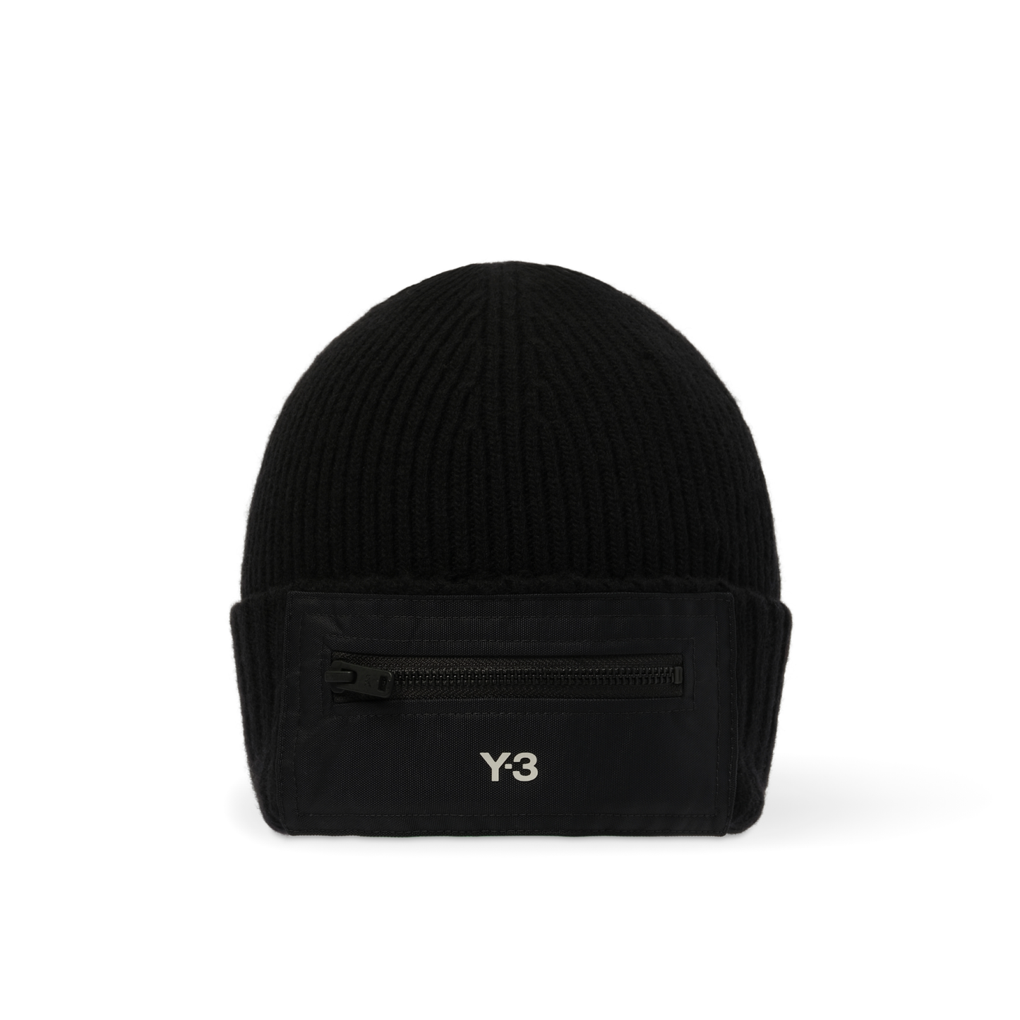 Y-3 Pocket Beanie in Black