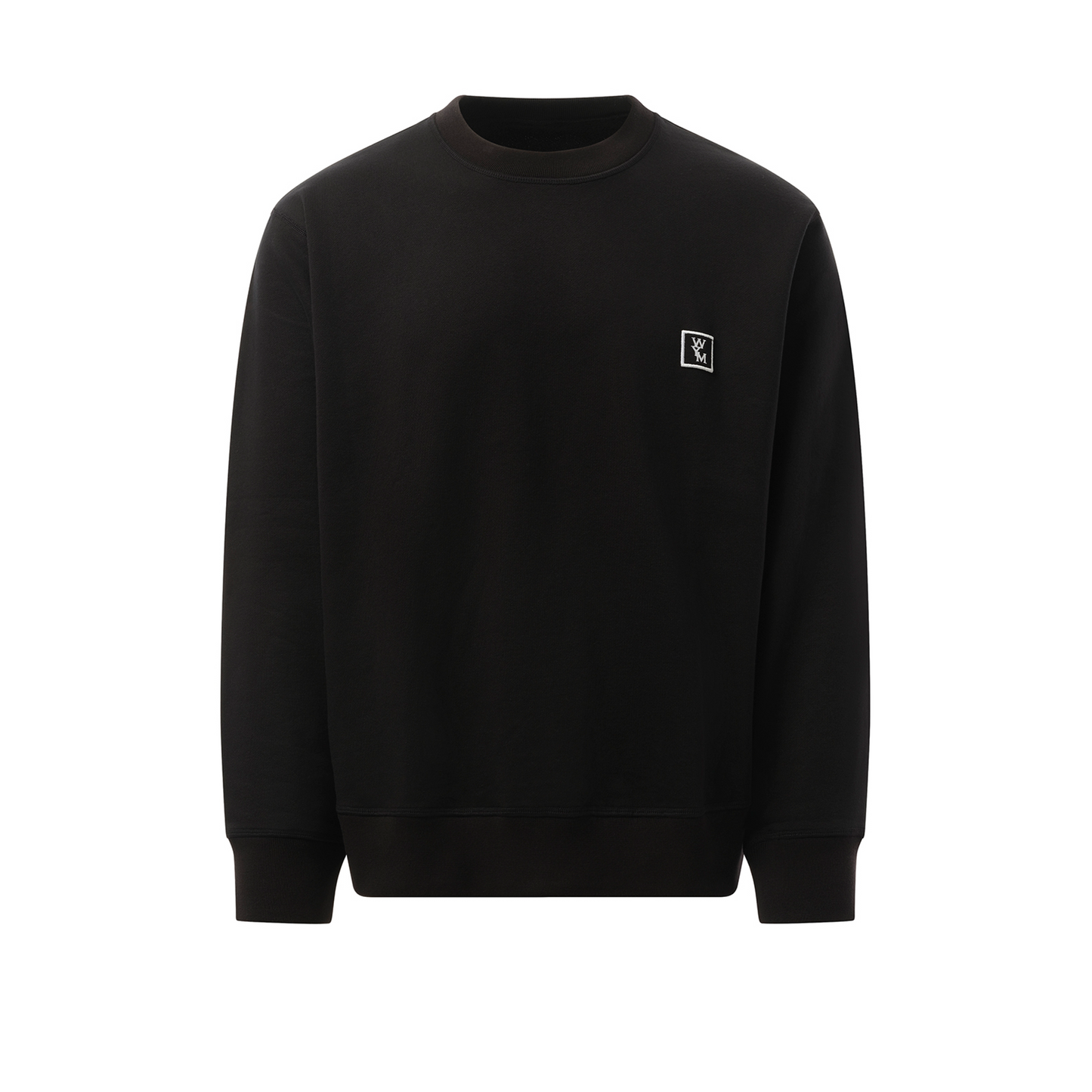 Logo Patch Sweatshirt in Black