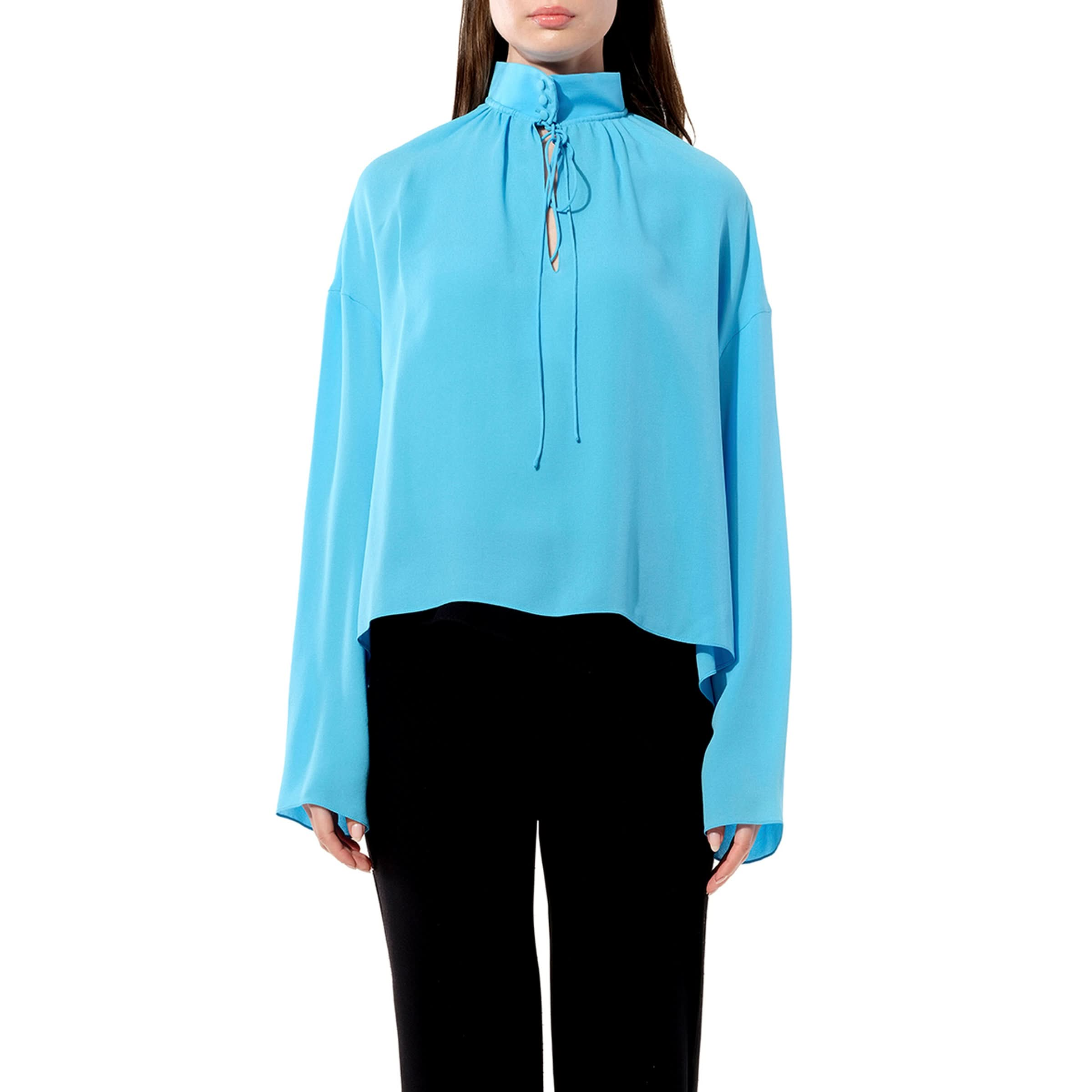 Georgette Shirt in Bleu