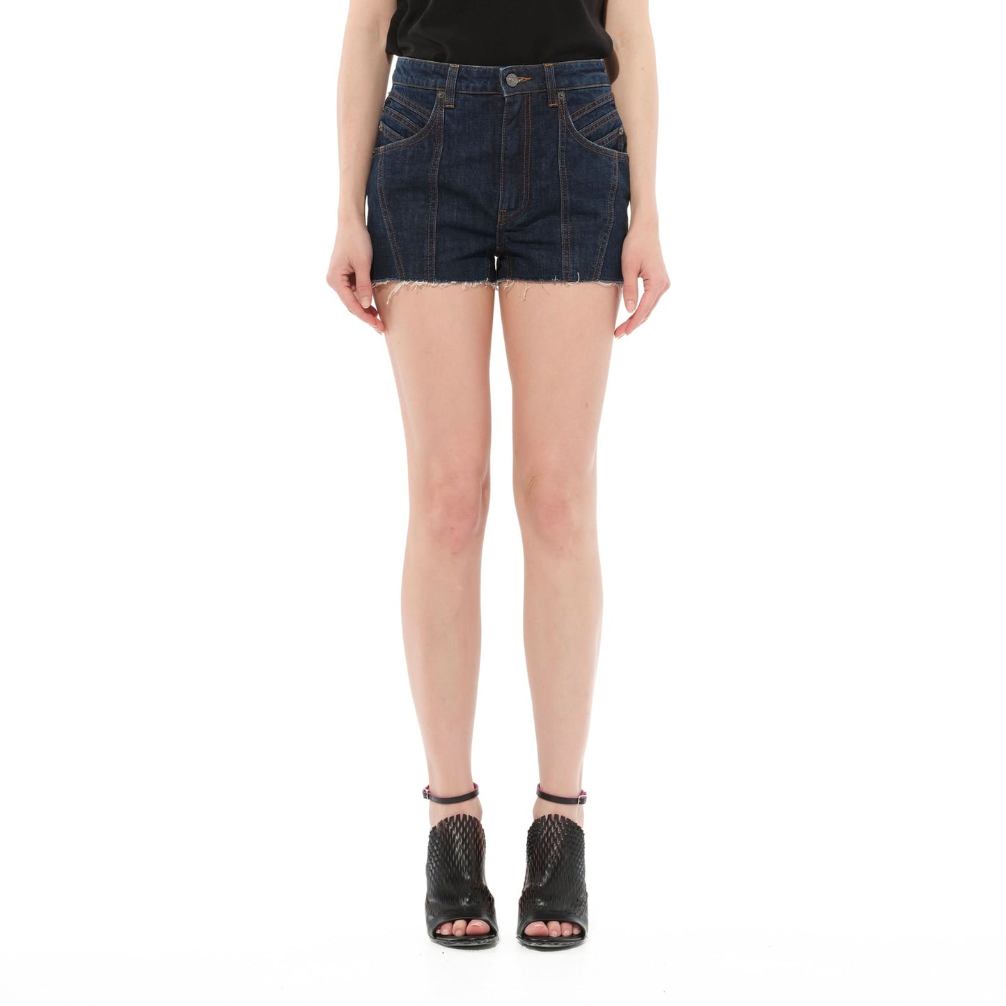 Denim Shorts in Indigo