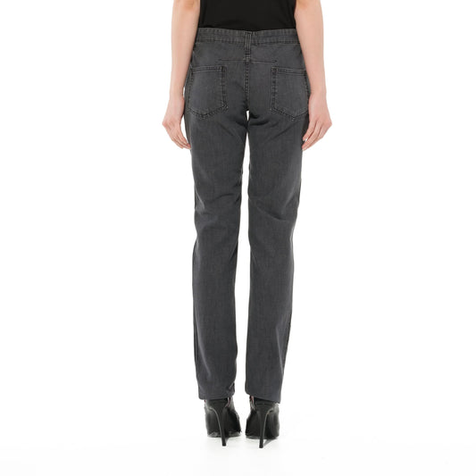 Pants in Two Tone Black