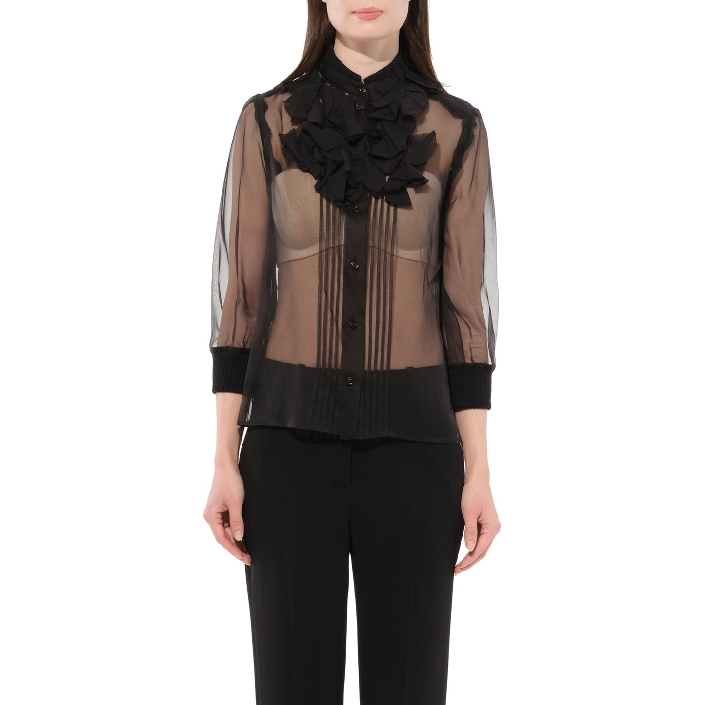 Podium Blouse in Black