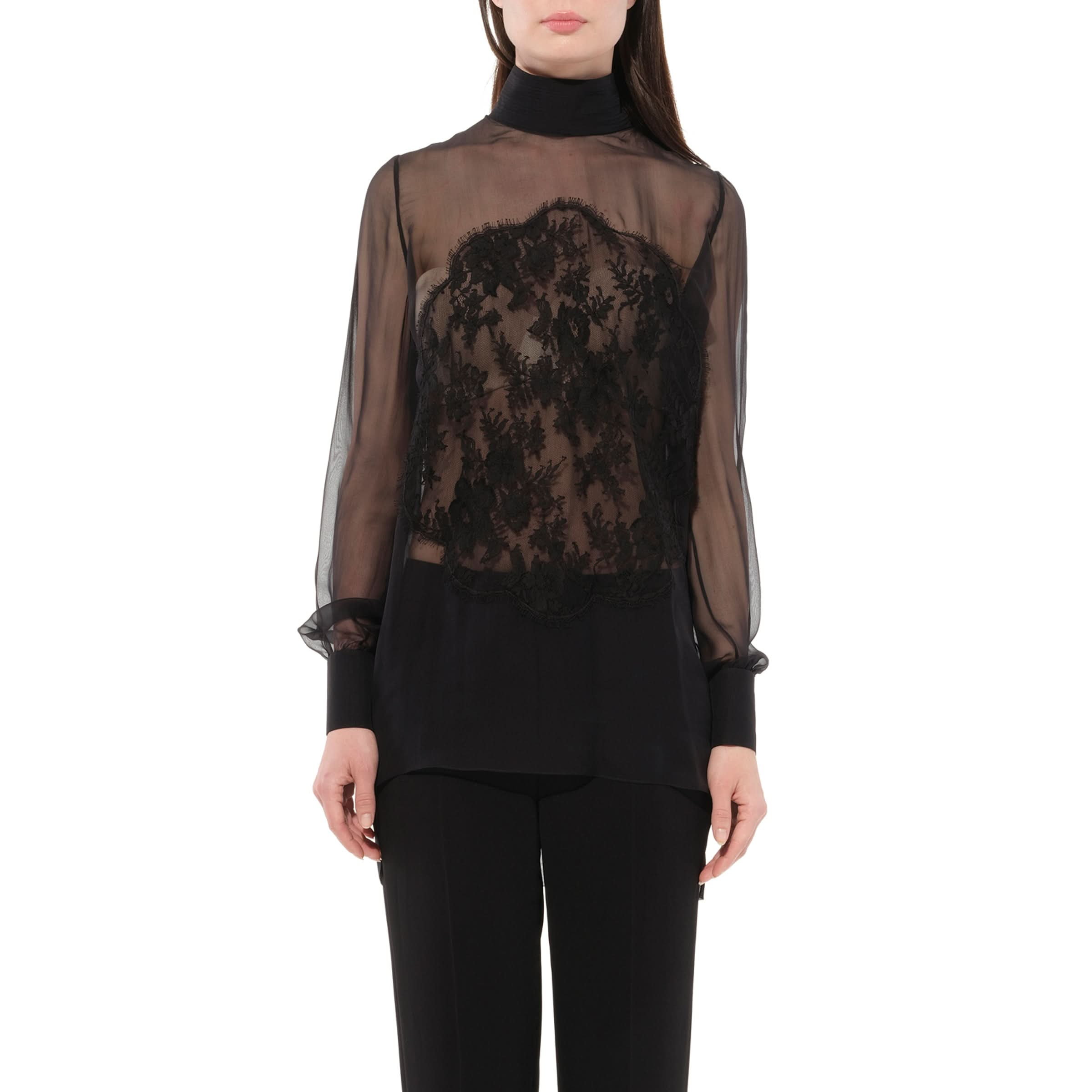 Podium Blouse in Black