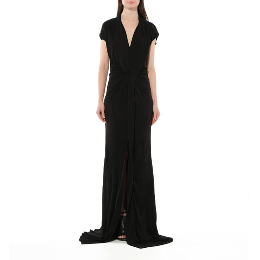 Podium Long Dress in Black