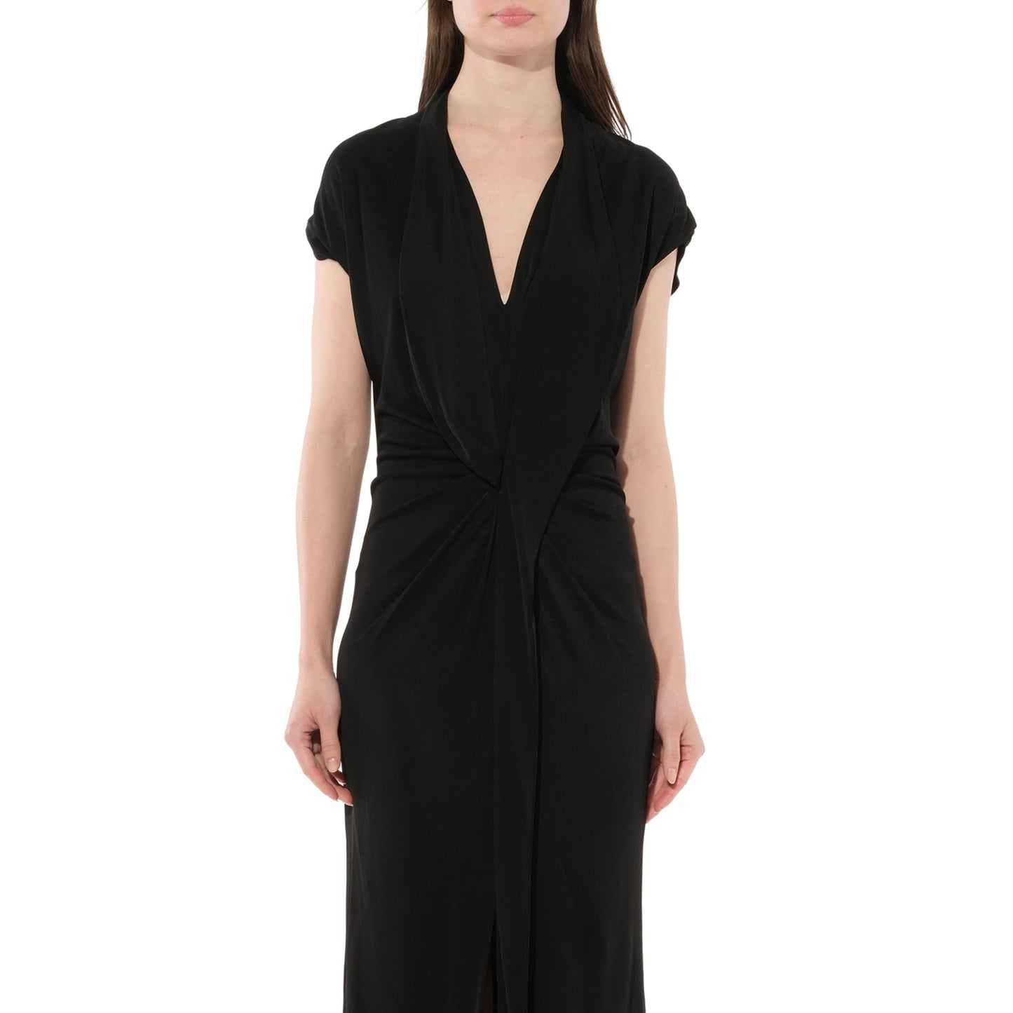 Podium Long Dress in Black