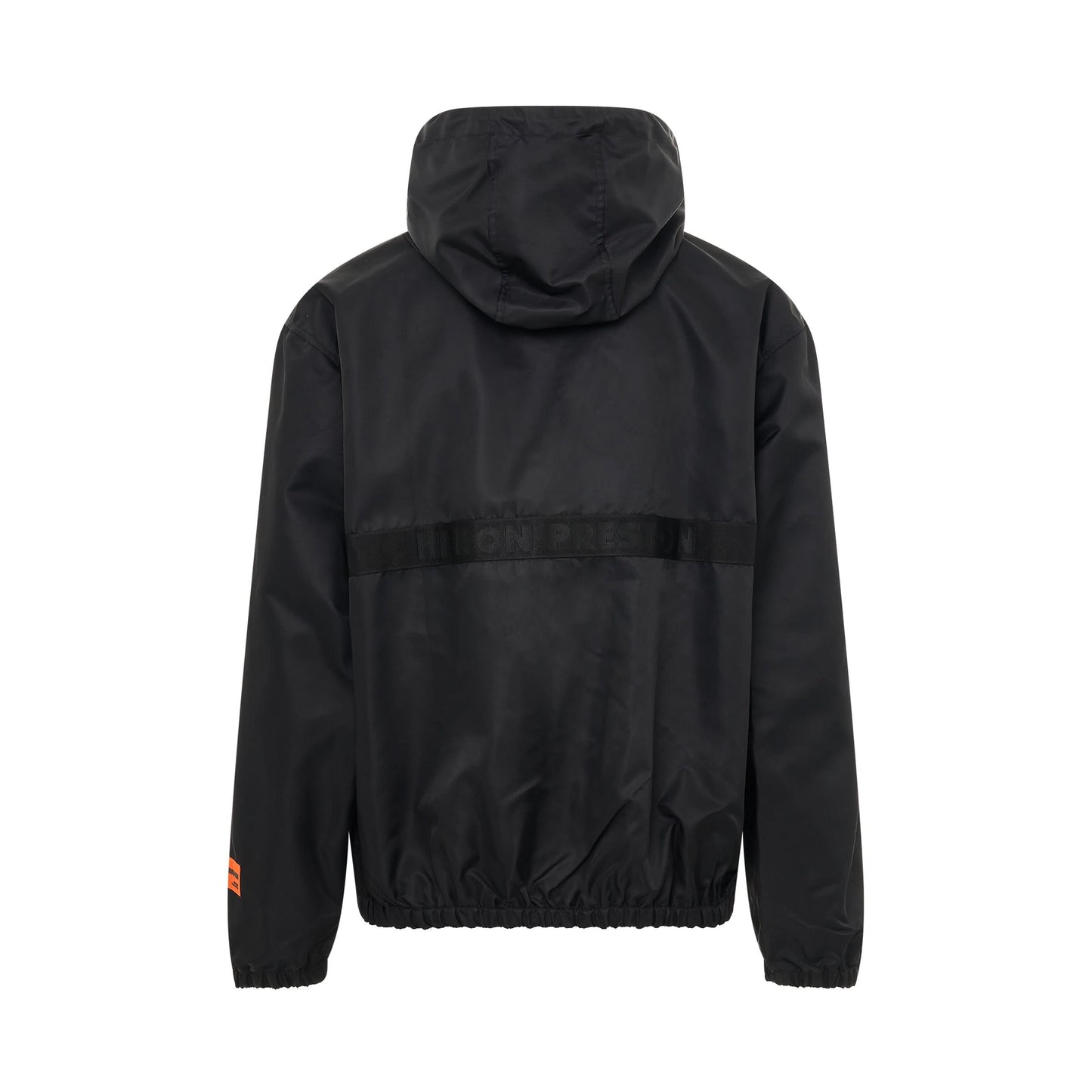 Ex-Ray Heron Nylon Windbreaker in Black/White