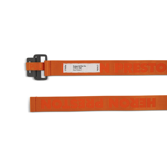 Heron Tapebelt Classic Buckle in Orange/Grey