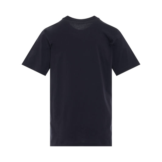 Logo T-Shirt in Blue Black