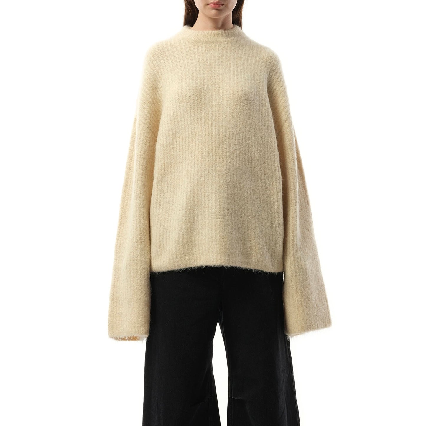 Heavy Knit Sweater in Vanilla