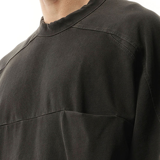 Heavy Pocket T-Shirt in Washed Black