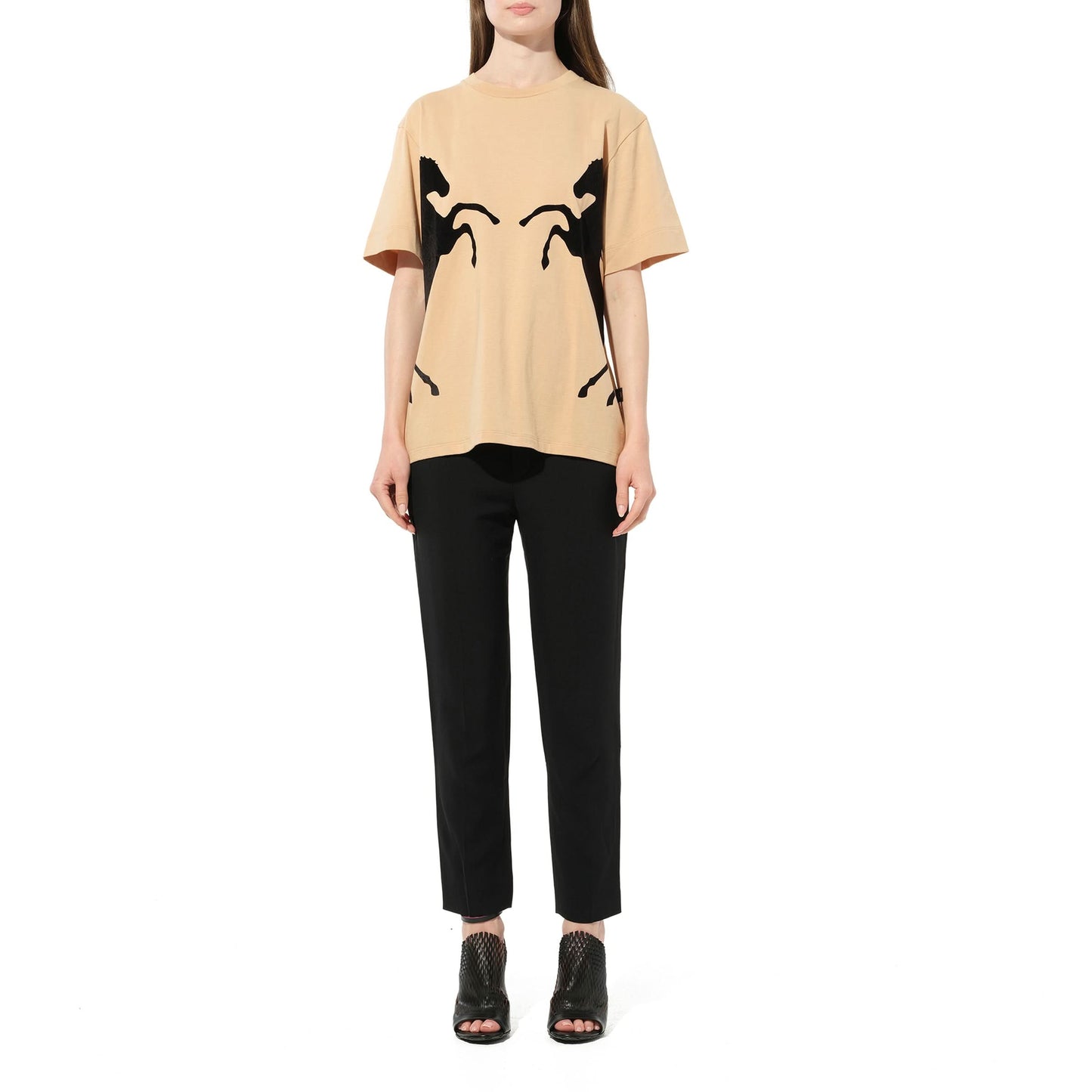 Horse T-Shirt in Beige