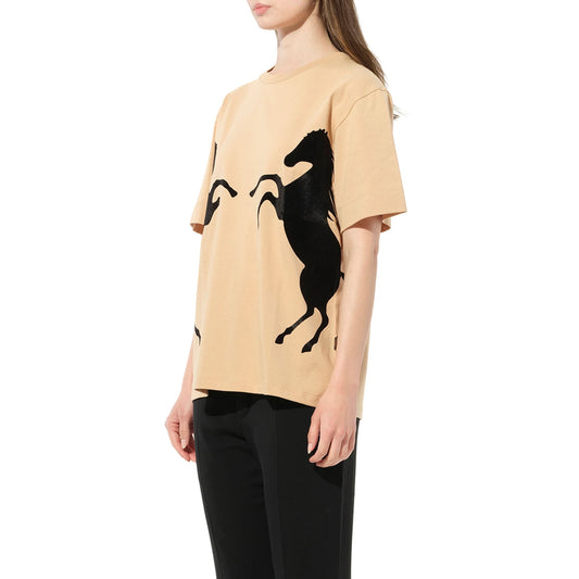 Horse T-Shirt in Beige