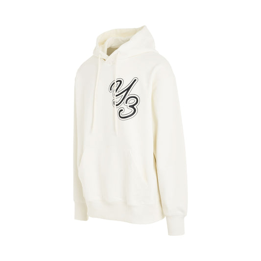 Graphic Logo Hoodie in Off White