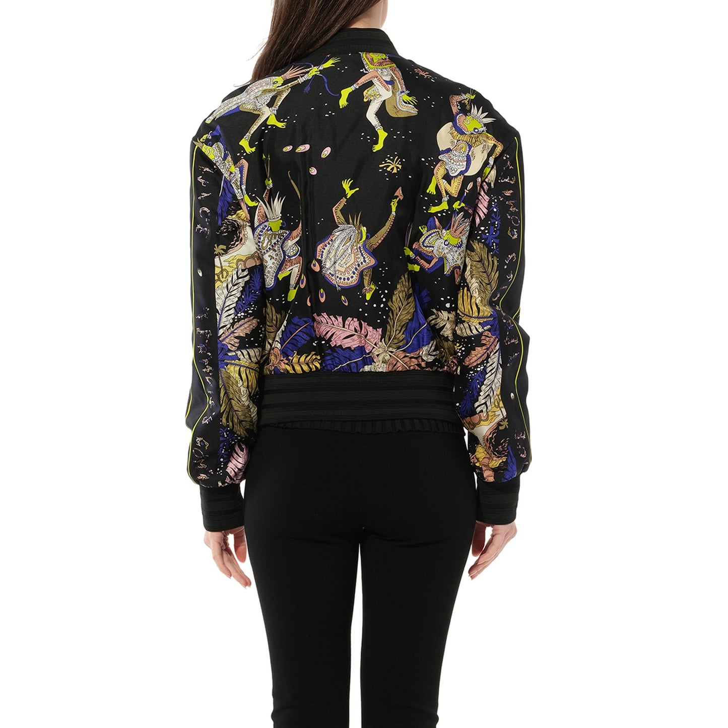 Print Jacket in Black