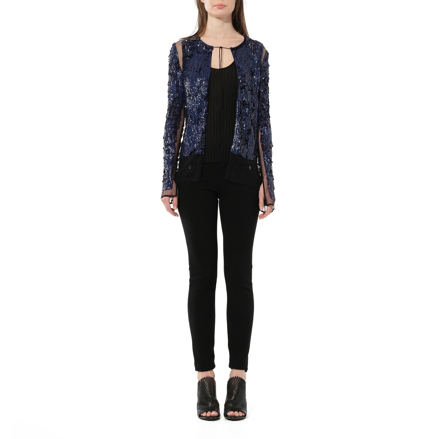 Jacket in Blue Sequin