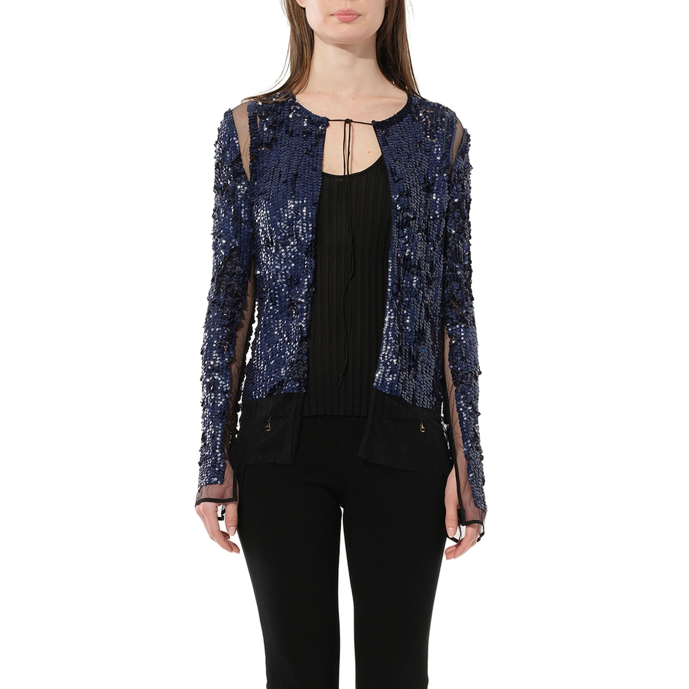 Jacket in Blue Sequin