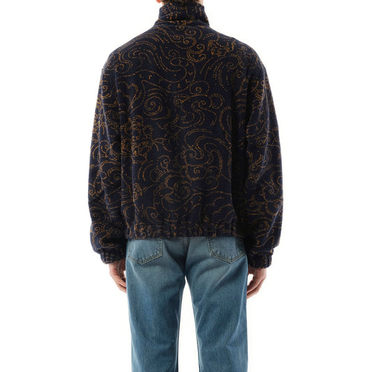 Kenzo Star Tiger Fleece Jacket in Blue/Black