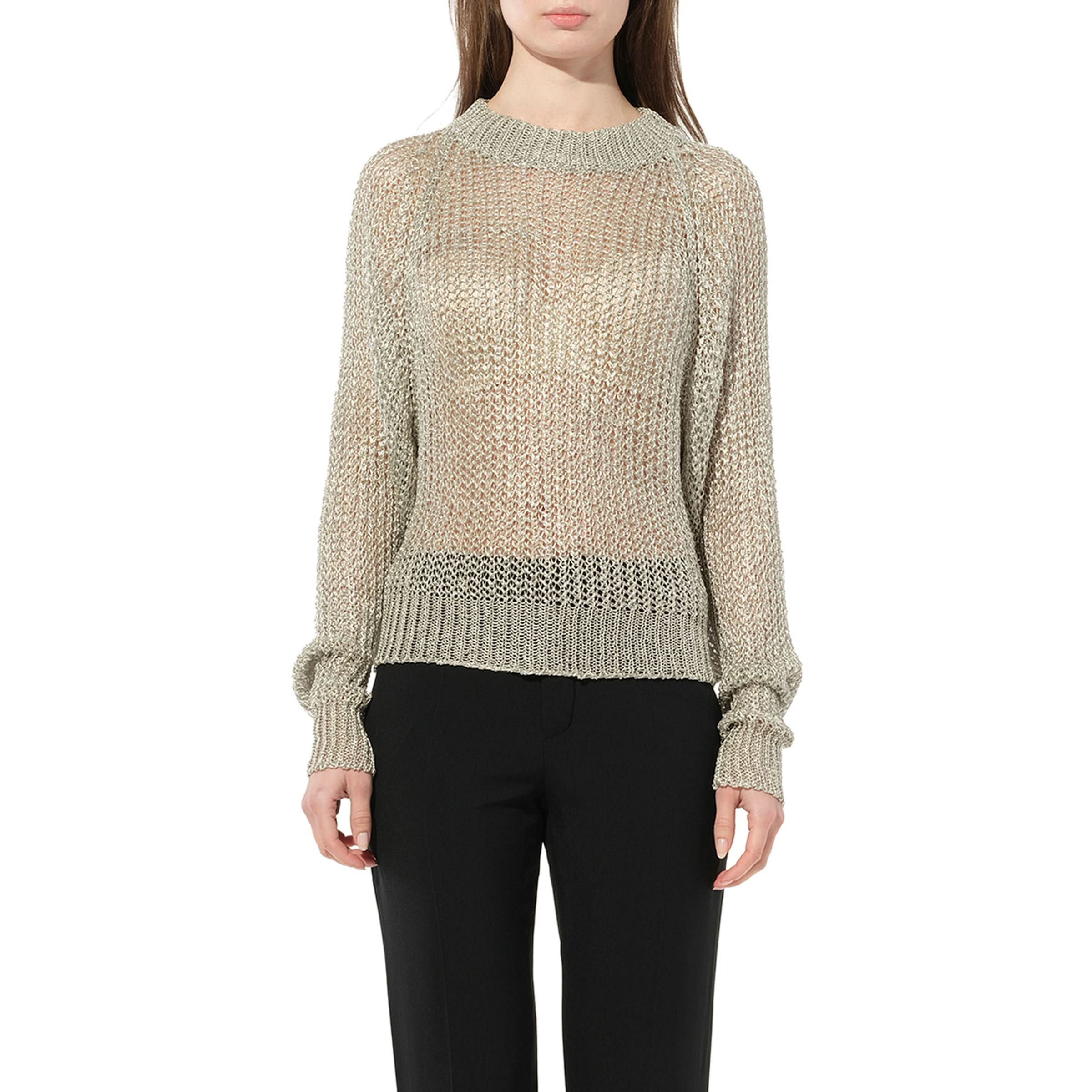 Knit Jumper in Silver