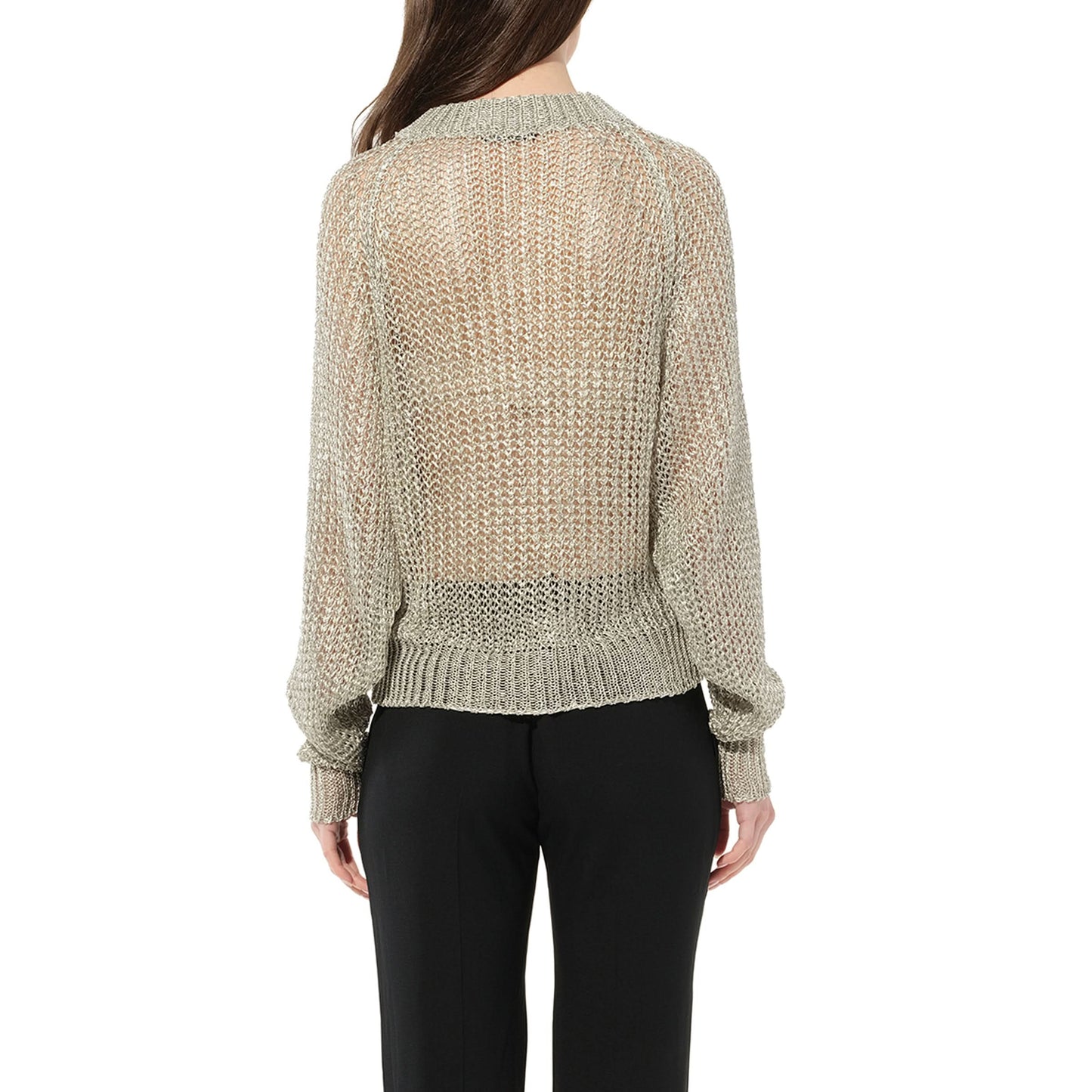 Knit Jumper in Silver